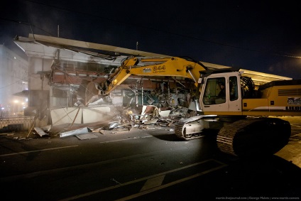 Demolarea de pavilioane comerciale din Moscova știri fotografie (comerț) Demolarea de pavilioane comerciale din Moscova Foto Știri