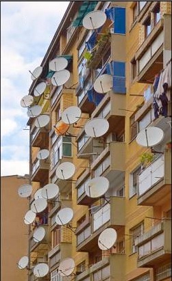 TV prin satelit pe mai multe televizoare (televizoare) TV prin satelit pe mai multe televizoare