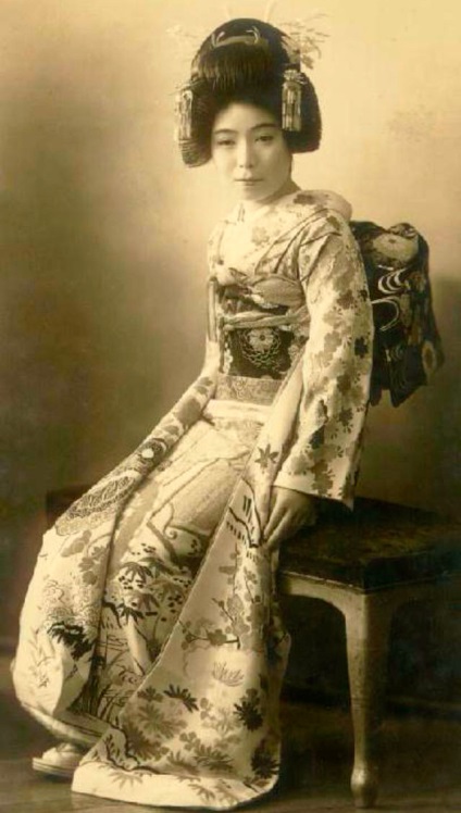 Imagini de nunta de mirese japoneze - fotografie Vintage secolului XX de start (mireasa) Imagini de nunta de mirese japoneze - fotografie Vintage de începere secolului xx