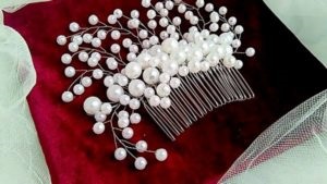 ornamente de păr de nunta cu mâinile lor de fotografie de talon (decoratiuni de nunta pentru păr cu margele) ornamente de păr de nunta cu mâinile lor de fotografie șirag de mărgele