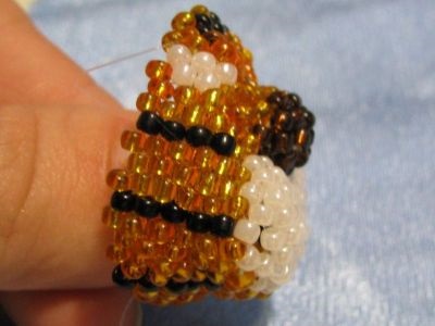 Tiger talon (unul singur unul) Tiger șirag de mărgele