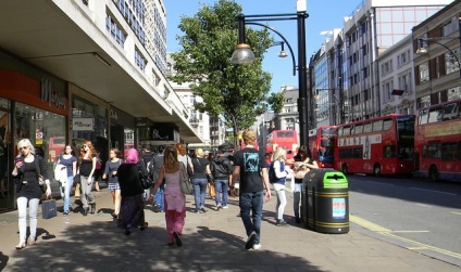 Oxford Street din Londra, Anglia (Oxford Street) Oxford Street din Londra, Anglia
