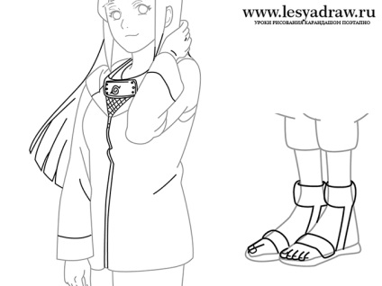 Lecția de desen Hugo Hinata (Hinata) Desen Lecții Hinata Hugo