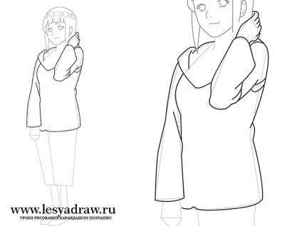Lecția de desen Hugo Hinata (Hinata) Desen Lecții Hinata Hugo