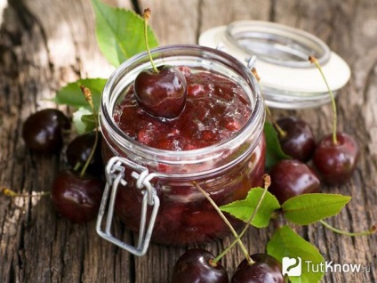 Jam secrete cherry și subtilități de gătit (gem cu os) Gem de cireșe secrete de gătit și subtilități
