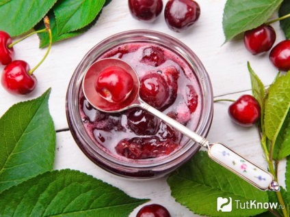 secrete dulceață de vișine și subtilități de gătit (gem) Gem de cireșe secrete de gătit și subtilități