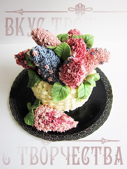 buchet tort vertical de liliac (buchet) buchet tort vertical de lilacs