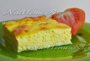 Delicios omletă - școală (reteta) Delicios omletă - școală