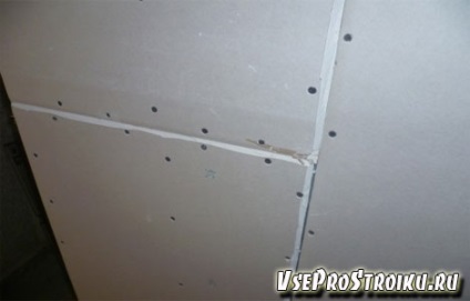 cusături Incorporation gips carton (rosturi) Patching rosturi gips-carton