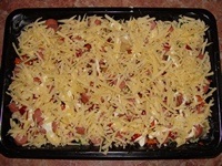 Legume congelate și brânză (brânză) Legume congelate cu brânză