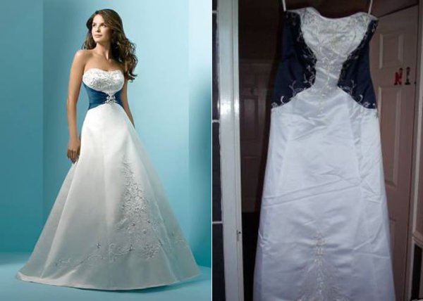 15 rochii de falsuri Horrible de nunta sau de ce nu cumpara o rochie pe internet (moda) 15 Fake rochii de mireasa Horrible sau de ce nu cumpara o rochie pe Internet