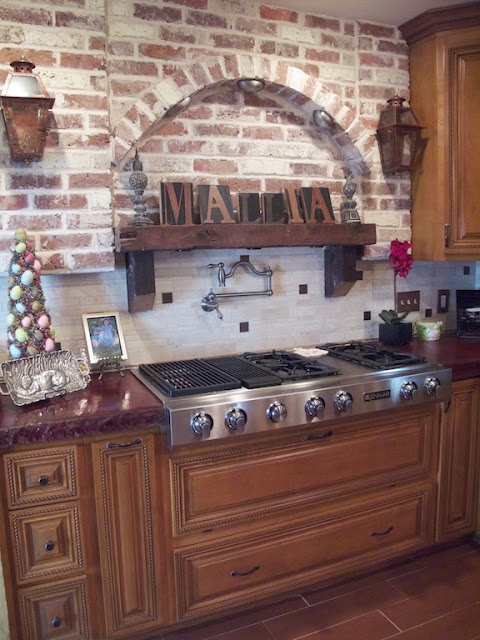 74 bucătărie elegantă, cu pereți de cărămidă, realizate manual pro (mobilier și interior) 74 bucătărie elegantă, cu pereți din cărămidă, realizate manual pro