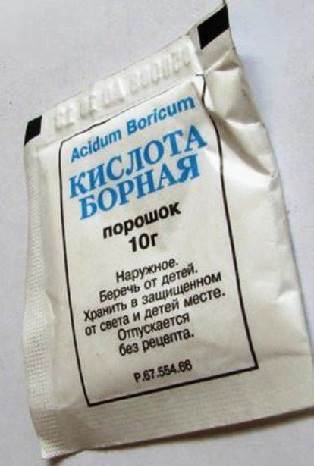 Acid boric (acid boric de la gândaci) acid boric