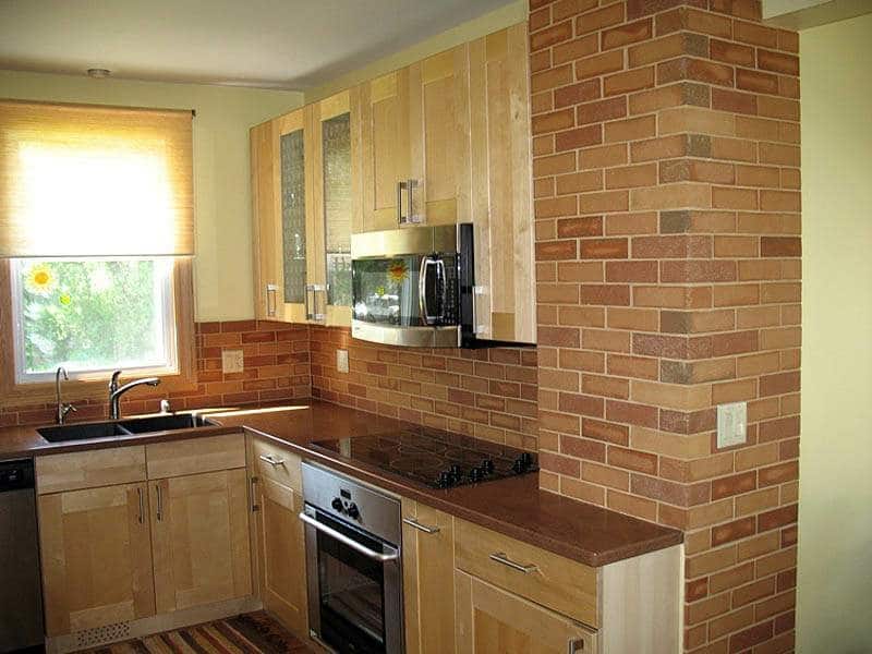 Cărămizi decorative în idei de design de bucătărie și recomandări practice (caramida) Cărămizi decorative în idei de design de bucătărie și recomandări practice