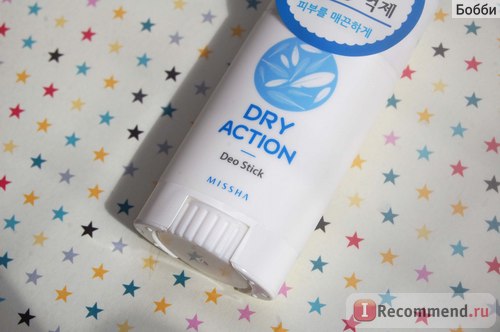 Deodorantul Missha acțiune uscată Deo Stick - «prospețime în coreeană! dezik puternic cu aroma neobișnuită (Missha) Deodorantul Missha acțiune uscată Deo Stick - «prospețime în coreeană! dezik puternic cu o aroma neobișnuită