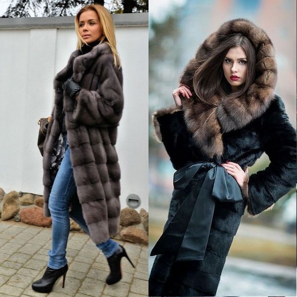nurcă lungi pentru anul de iarnă 2017-2018, un model de fotografie cu guler si gluga cu ras (lung) nurcă lungi pentru anul de iarnă 2017-2018, un model de fotografie cu guler si gluga cu ras