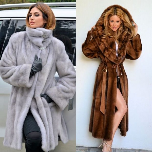 nurcă lungi pentru anul de iarnă 2017-2018, un model de fotografie cu guler si gluga cu ras (nurca) nurcă lungi pentru anul de iarnă 2017-2018, un model de fotografie cu guler si gluga cu ras