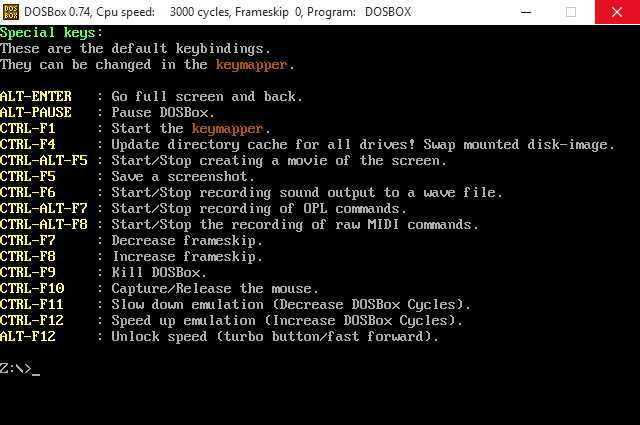 DOSBox descărcare Rusă - cum se utilizează emulatorul MS-DOS