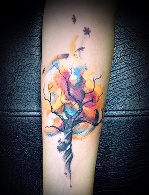 Fotografii și semnificația arborelui tatuaje (adică copac tatuaj) Fotografii și importanța tatuaj copac