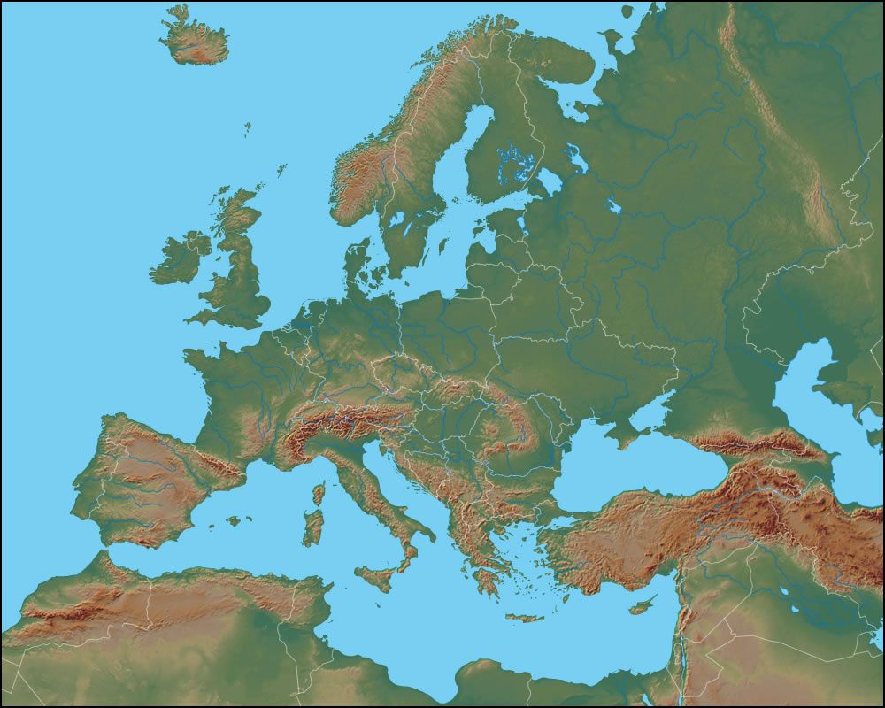 munții din Europa