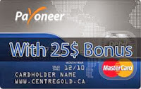 Cum de a pune bani pe cardul Payoneer MasterCard