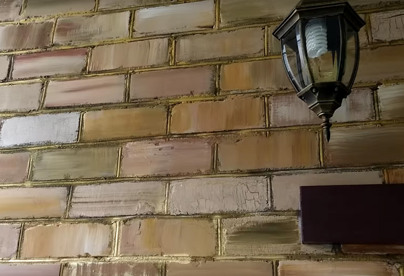 Cum să picteze zidul de cărămidă pe balcon (caramida) Cum să picteze zidul de cărămidă pe balcon