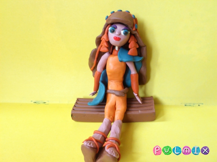 Cum Cleo sculpta din plastilină în etape (Print Datorită excelent) etape orb plastilină Cleo