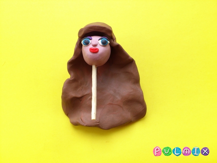 Cum Cleo sculpta din plastilină în etape (Print Datorită excelent) etape orb plastilină Cleo