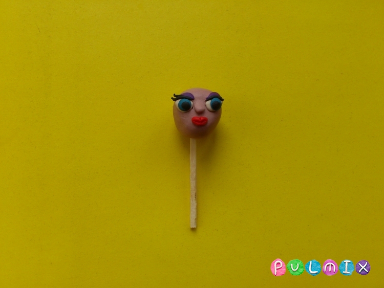 Ca orb etape plastilină Cleo (monster ridicat papusa Cleo plastilină mucegai) etape orb plastilină Cleo