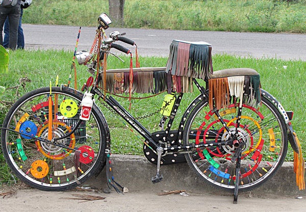 Cum de a decora bicicleta (pentru a decora) Cum de a decora bicicleta