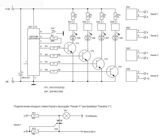 Cum sunt ghirlande de Crăciun, articole despre produse electronice (regulator de putere de fază) Cum sunt ghirlande de Crăciun, articol de electronice