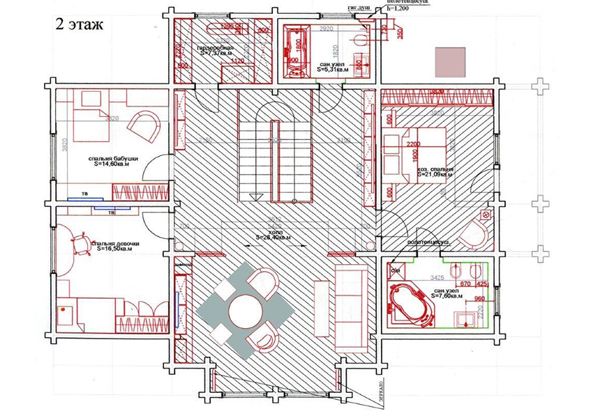Asigurați-o casa de vacanta, interioare (proiectarea baie) Cuprins țară interioarele