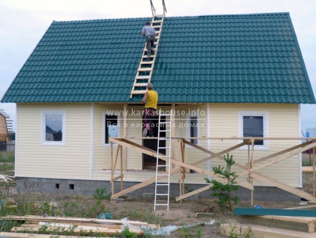 Experiența în construirea low-cost cu un singur etaj cadru casa la cheie, preturi, fotografii