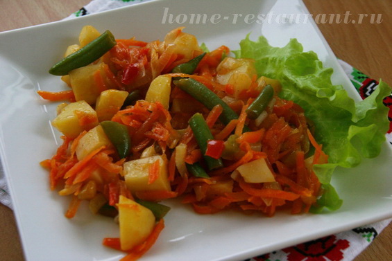 tocană de legume cu cartofi - restaurant acasă (legume) tocană de legume cu cartofi - restaurant acasă