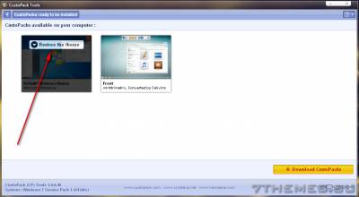 Pachetul de design custopack îngheț pentru Windows 7