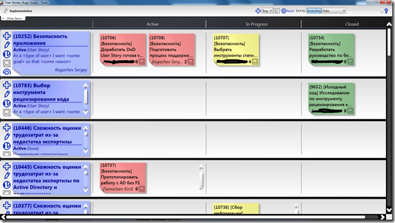 Planificarea și urmărirea de dezvoltare iterativ folosind Microsoft Project, agilerussia