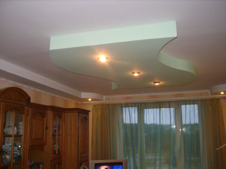 Plafoane din gips-carton, în sala foto soluții interesante (plafoane) Plafoane din gips-carton, în sala foto soluții interesante
