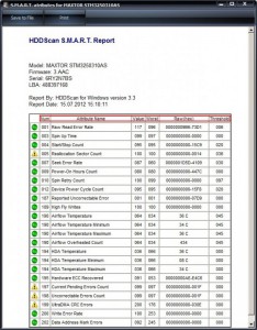 Verificați unitatea hard disk cu hddscan (hddscan) Verificați unitatea hard disk cu hddscan