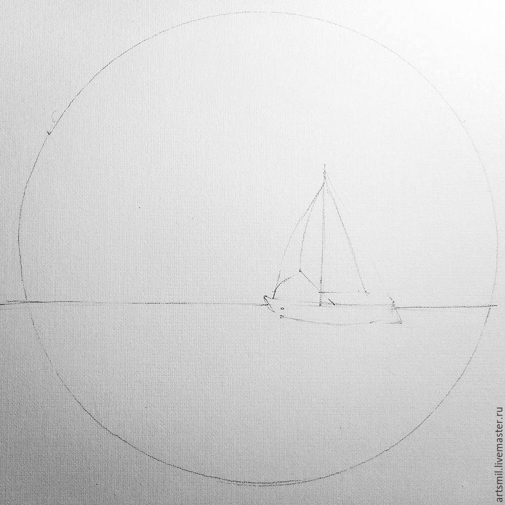 Egal Seascape acuarelă - Masters Fair - manual, lucrate manual (atelier artsmil) Egal Seascape acuarelă - Fair Masters - manual, lucrate manual