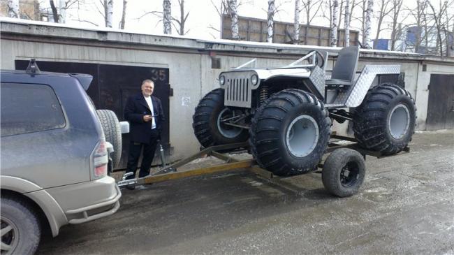 Homemade vehicul tselnoramny teren pe cheboka suspensie