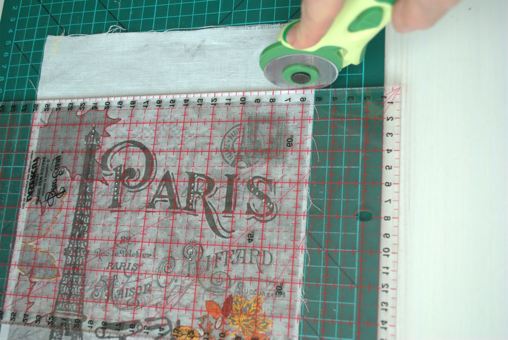 Coase-string sac cu un sac de imprimare textil „Toamna la Paris“ - Fair Masters - lucru manual (coase punga) Coase-string sac cu un sac de imprimare textil „Toamna la Paris“ - târg de meșteșugari - realizate manual,