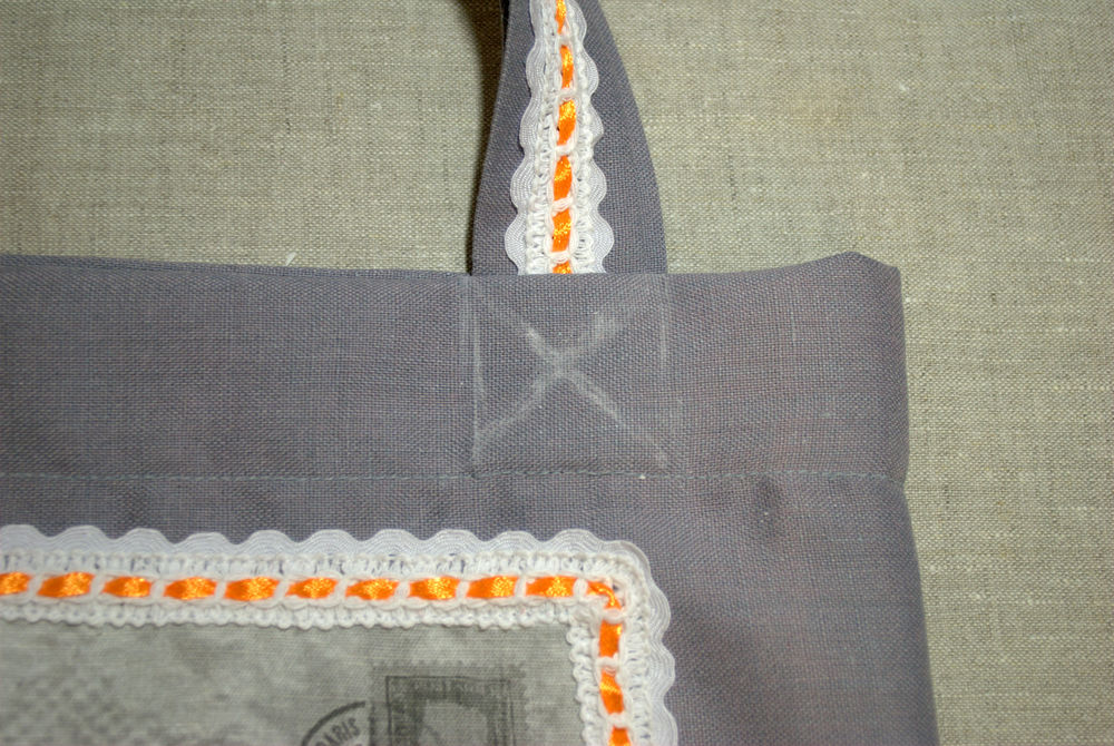 Coase geanta, geanta de cumpărături cu un print textil „Toamna la Paris“ - Fair Masters - lucru manual (cum se coase un sac) Coase-string sac cu un sac de imprimare textil „Toamna la Paris“ - târg de meșteșugari - realizate manual,