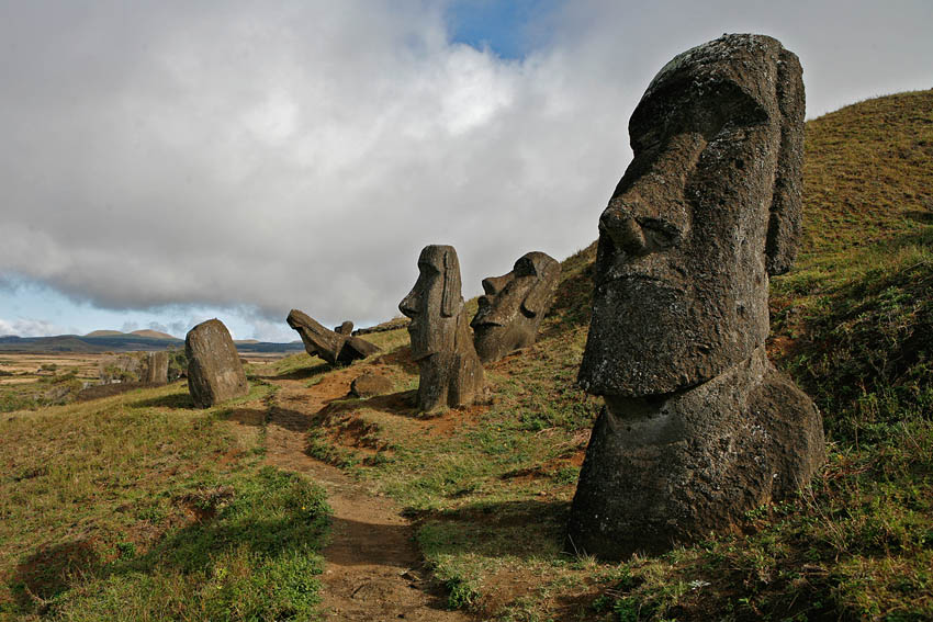 statui Moai, cele mai frumoase și neobișnuite locuri de pe planeta