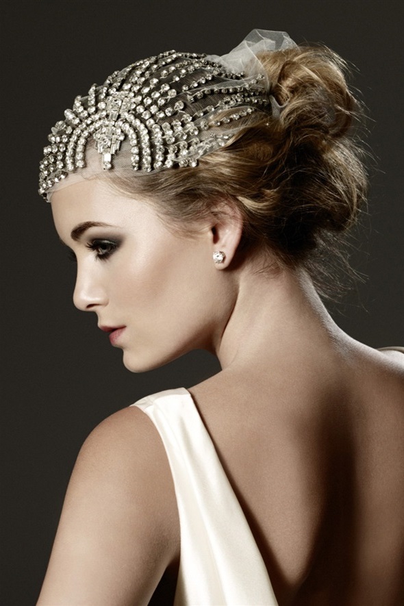 Nunta un bandaj pe cap, coafura nunta (tunsoare margele accesorii dantelă) Nunta un bandaj pe cap, coafuri de nunta lui