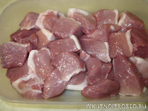 Carne de porc în smântână - un pas cu pas reteta cu fotografii, și delicioase și preparate din carne (doar) Carne de porc în smântână - un pas cu pas reteta cu fotografii, și delicioase și simplu