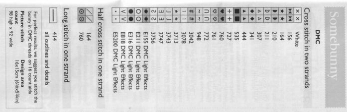 schema de broderie - iepuri de câmp, iepure, blog Gospodine