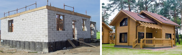 Alegerea unui lemn sau beton celular care casa este prețuri mai mici și mai bune (prețuri) Alegerea unui lemn sau beton celular care casa este prețuri mai mici și mai bune