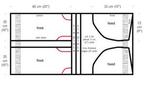 Model robe cu miros, cu o glugă și nasturii - MK pentru începători (robe model cu un miros cu o glugă și nasturii) roba model cu miros, cu o glugă și nasturii - MK pentru începători
