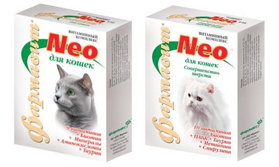 Vitamine „neo“ FARMAVIT pentru pisici (pisici) Vitamine „neo“ FARMAVIT pentru pisici