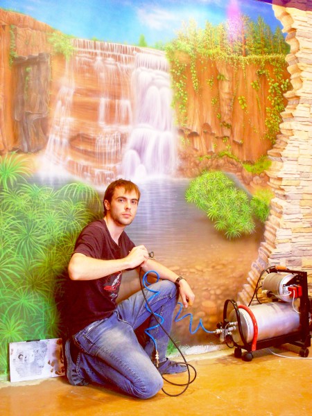Decorare artistica de perete si tavan, cu mâinile lor foto și video de instruire practică și de la (plafoane pictură artistică și pereți cu propriile sale mâini) Decorare artistica de perete si tavan, cu mâinile lor foto și instrucțiuni video de la practicanți și